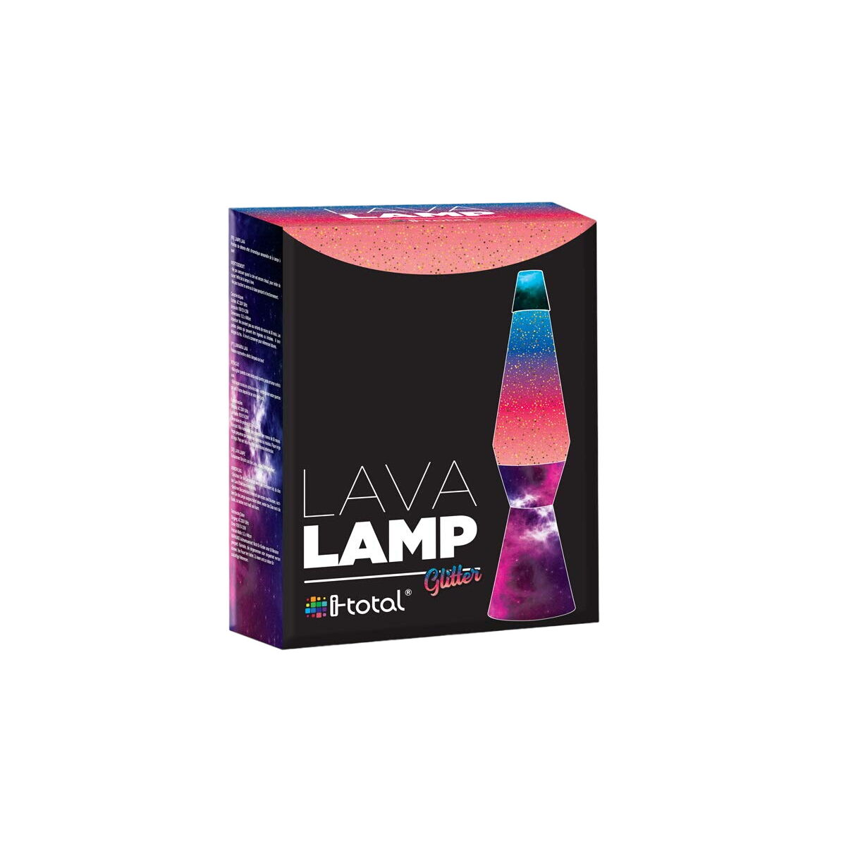 Lavalampa iTotal Blå Rosa Glas Plast 40 cm